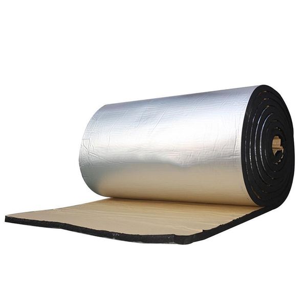 

car sound heat insulation pad silver aluminum foil tin paper thermal shield proofing deadener