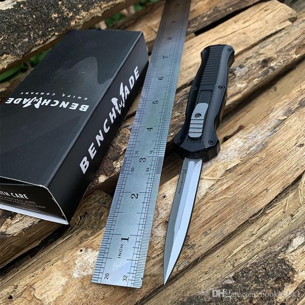 

Горячие Benchmade мини неверный двойного действия автоматические ножи 3350 D2 Стальной наконечник копья EDC карманный тактический нож выживания с нейлоновой оболочкой