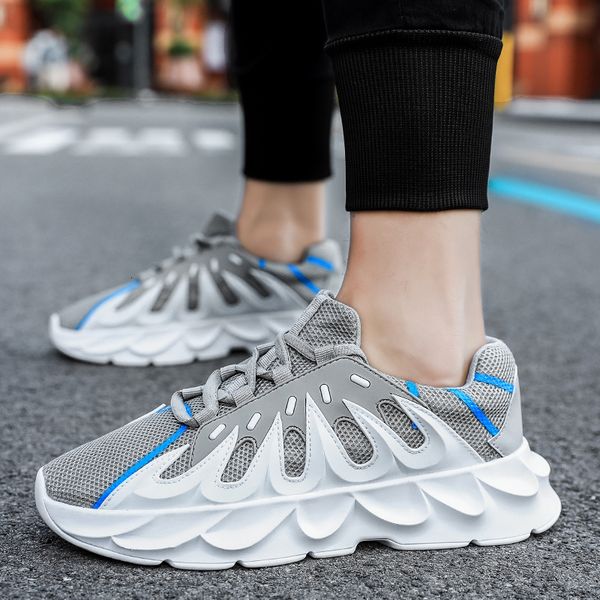 

spring lightweight platform sneakers 2020 men shoes casual breathable comfortable male walking footwear street, Black