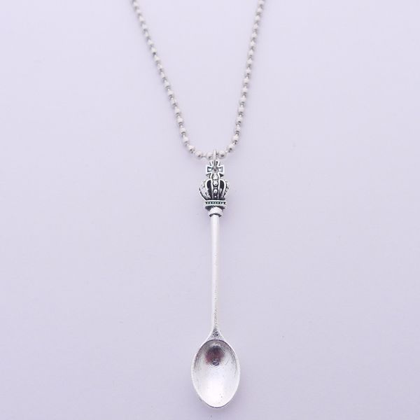 

spoon theory silver plated necklace disability fibromyalgia spoonie ket