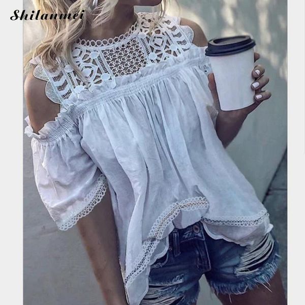 blusas blancas de moda 2019
