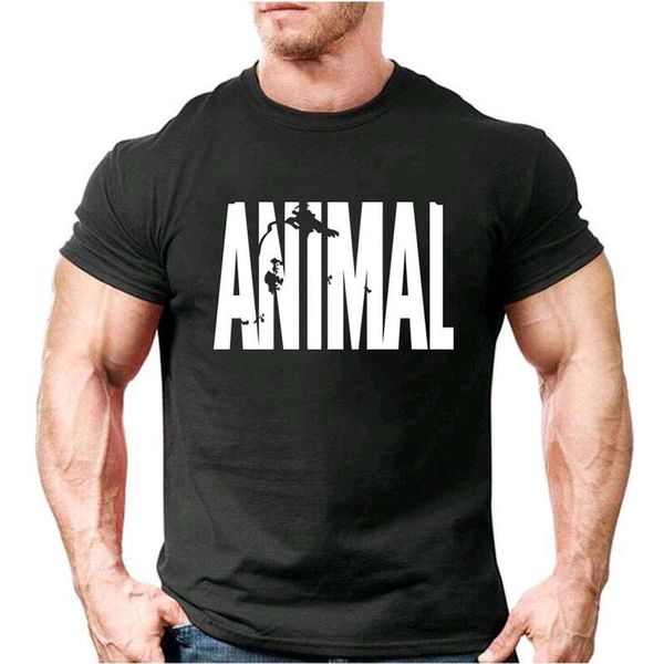 

animal print tracksuit t shirt muscle shirt trends in 2016 fitness cotton brand clothes for men bodybuilding tee large xxl