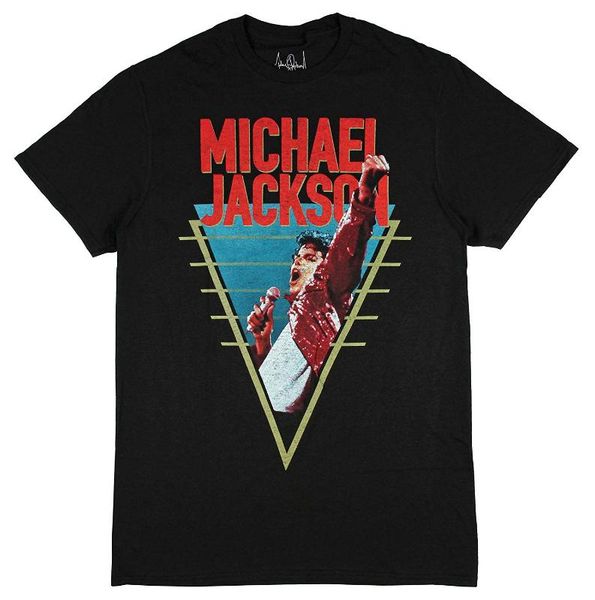 

michael jackson black pattern t-shirt summer short sleeves fashion t shirt ing, White;black