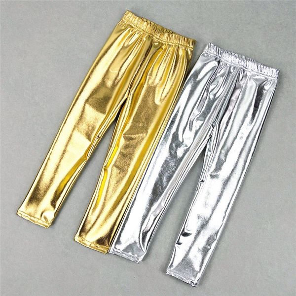 

gttse ins shiny crawler silver leggings children outer stamping ins shiny crawler gold silver leggings children tight tight pants outer gold, Blue