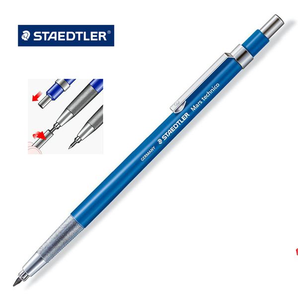 

germany staedtler 780c mechanical pencil 2.0mm drawing designing sketching pencil designer dedicated automatic, Blue;orange