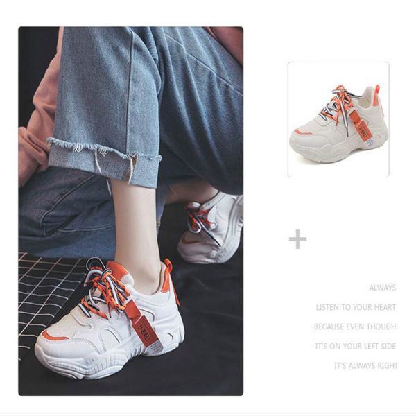 

old shoes light tan female 2019 autumn breathable tide small white sports shoes net red summer models super fire smoke shoes ins wild, Black