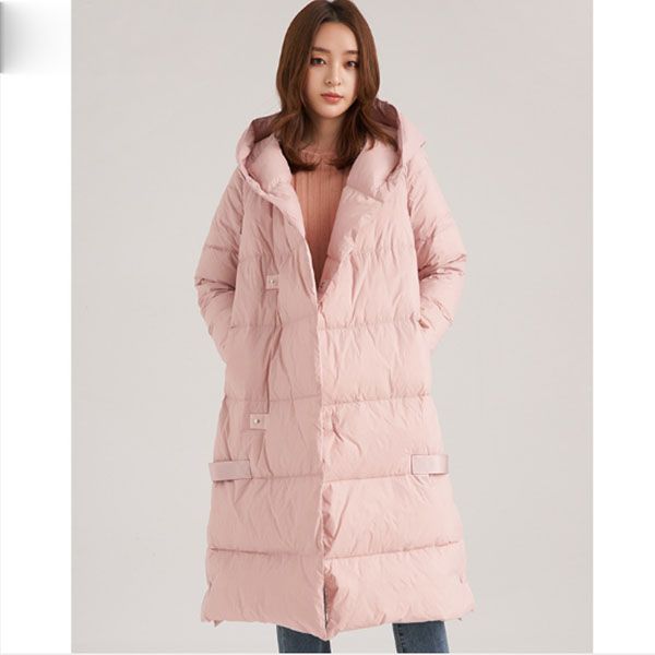 

90% white duck down jacket hooded 2019 new women thick warm long winter coat women korean female parkas snow outwear waterproof, Black