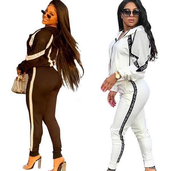 

women sport tracksuit hoodie + pants 2 pieces woman jogging suits track suit womens sweatsuits sweat suits, Gray