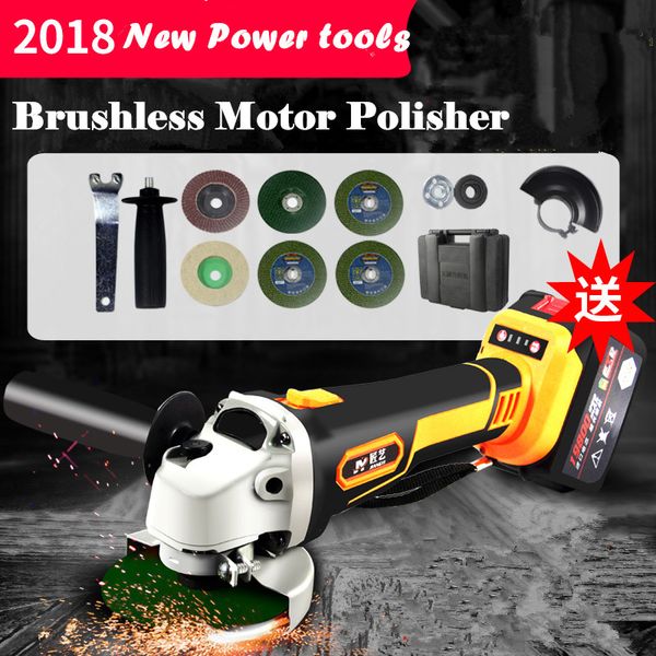 

power 20v electric lithium battery cordless angle grinder grinding machine polishing cutting grinding sanding wax power tools