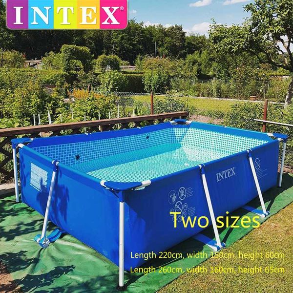 

2019 Intex негабаритный семейный взрослый кронштейн плавательный бассейн домашний утолщенный большой детский надувной рыболовный пруд плавательный бассейн