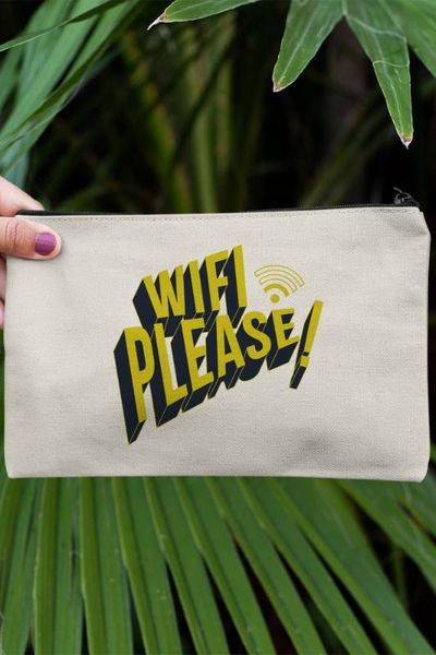 

angemiel clutch wifi please portfolio hand makeup bag, Silver