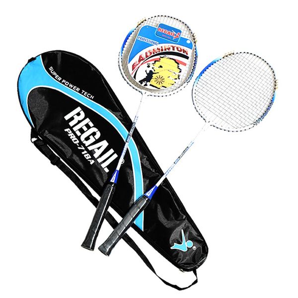 

718a aluminum alloy badminton racket two sets of training badminton racket