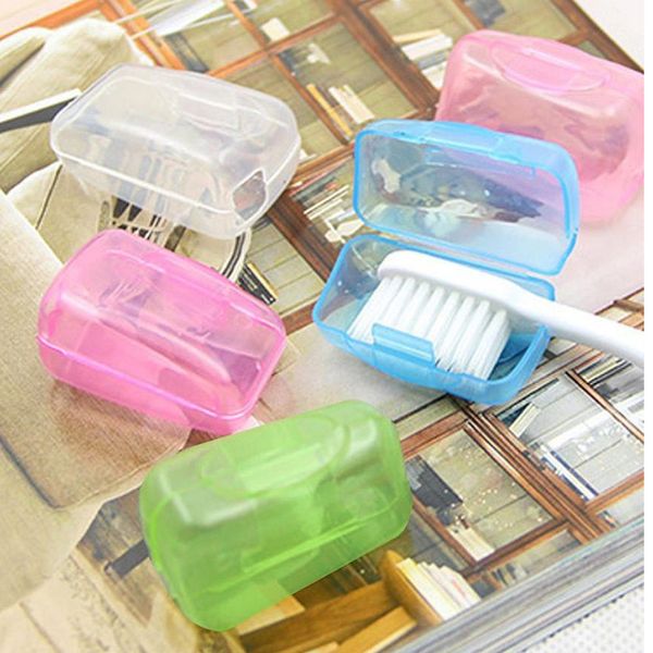 

5pcs portable toothbrushes head cover holder travel hiking camping brush cap case toothbrushes organizador dropshipping
