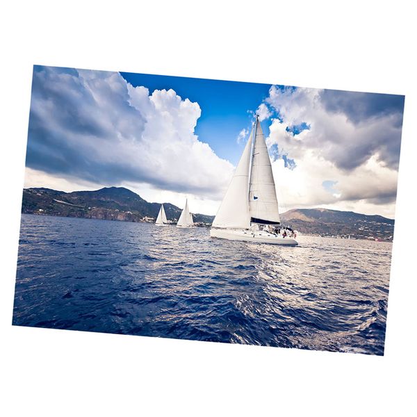 

3d aquarium fish tank adhesive poster fish tank wall background - ship