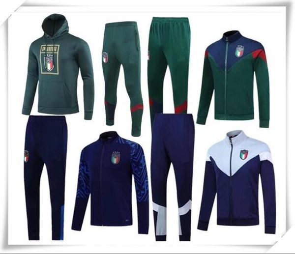 

2019 italy belotti jacket training suit soccer 19 20 verratti bonucci zaninlo jorginho football survetement sportswear set tracksuit, Black;yellow