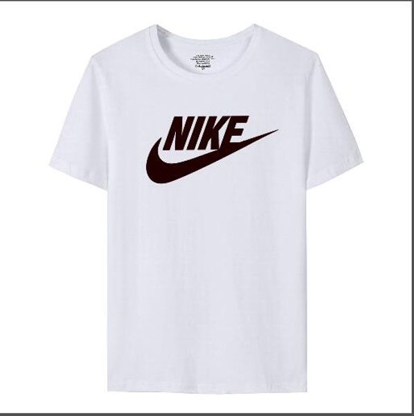 

c14 men's women'short-sleeved cotton summer printing pattern loose version of the upper body super handsome fashion trend men&#039, White