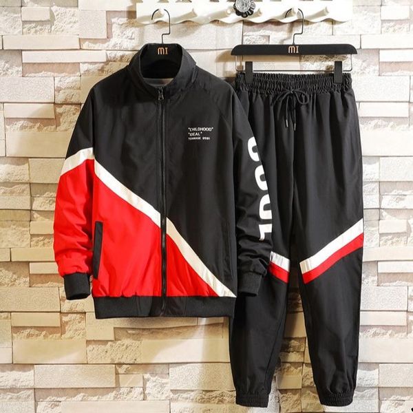 

мужские костюмы конструктора кардиган clothings для зимы осени марка streetwear длинные рукава tracksuit с черно-белой -3xl 2019 новый, Gray