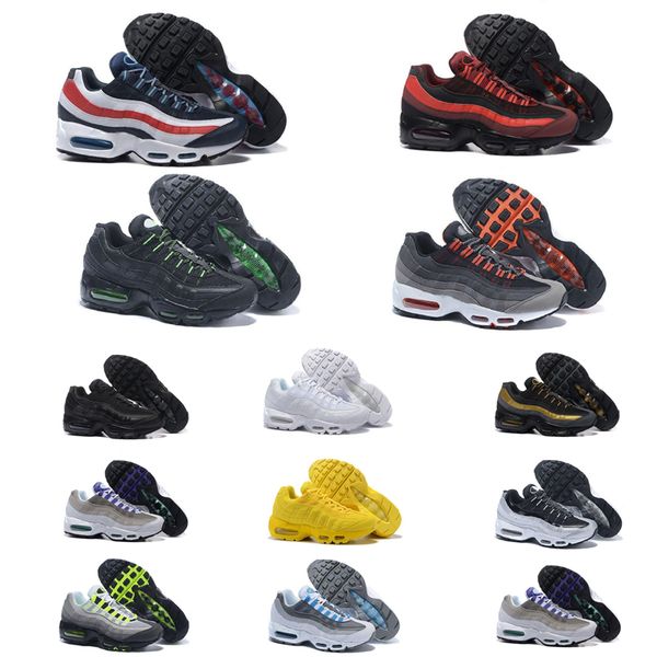 

2020 special sale 20th anniversary men's running sneakers black gray blue yellow sneakers tennis fashion gradient color sneakers