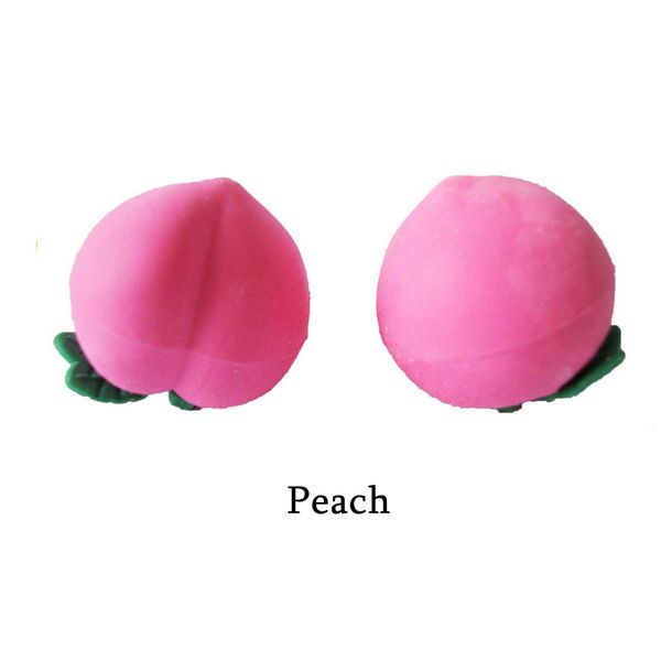 

peach rubber eraser removable eraser kawaii stationery school supplies apelaria gift toy for kids penil eraser toy gifts