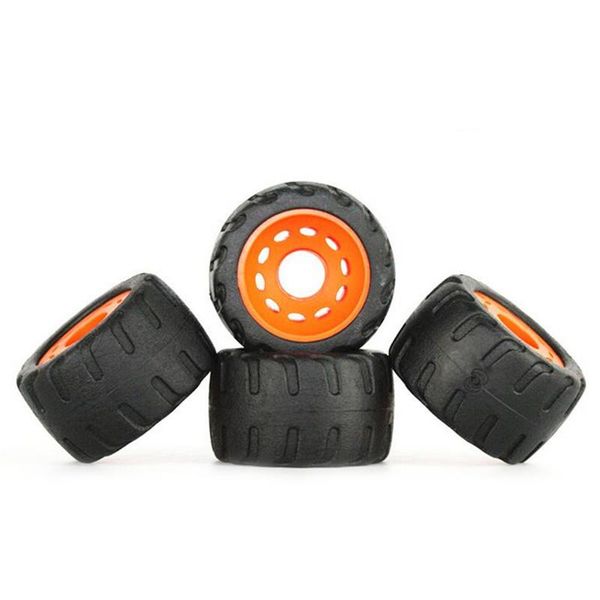 

4 pcs/lot durable pu anti-vibrate rubber wheel board skateboard single double long plate road wheel wear-resistant