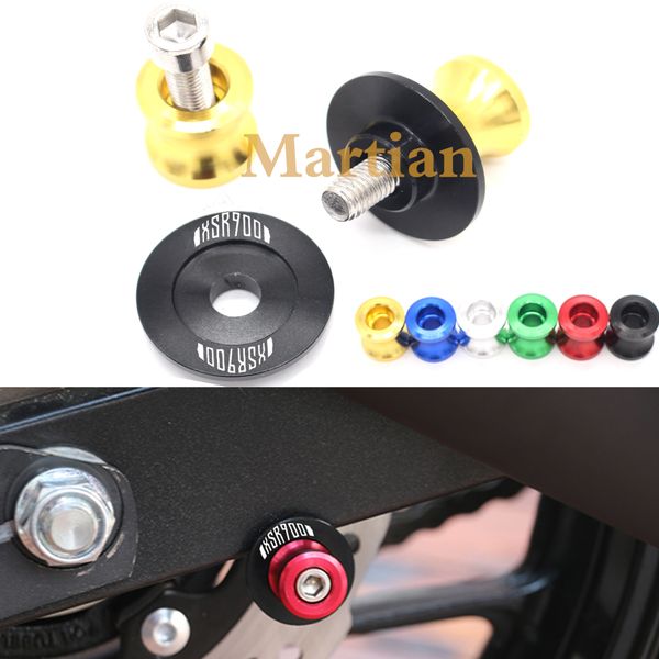 

motorcycle cnc aluminum swingarm spools slider stand screws for xsr 900 abs xsr900 2016-2017