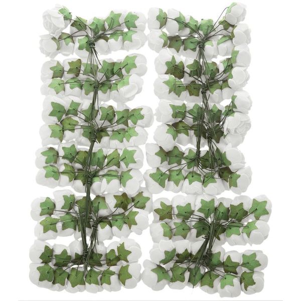 

144pcs 2cm pe rose foam mini flower bouquet solid color/wedding decoration