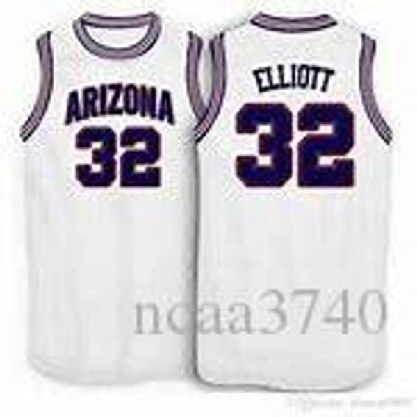 

men #32 sean elliott arizona wildcats basketball jersey basketball jersey or custom any name or number jersey, Black;red