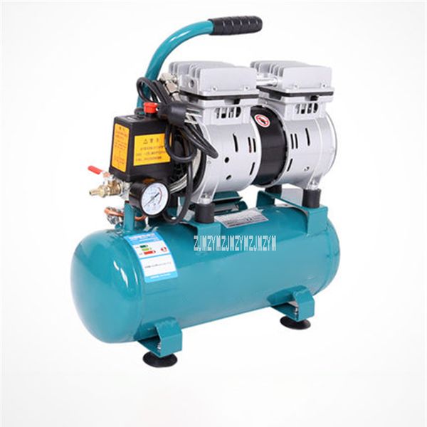 

550-9l mute air compressor high pressure pump small portable oil air compressor 550w woodworking copper 220v