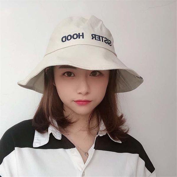 

net red letter fisherman hat woman summer korean version of the tide with japanese sun protection uv sun hat basin ws-2511
