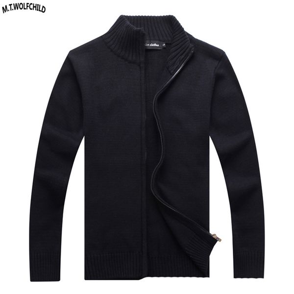 

fashion male sweaters autumn winter mens long sleeve zipper knitting sweaters casual 100% cotton mens knitted zipper outerwer, White;black