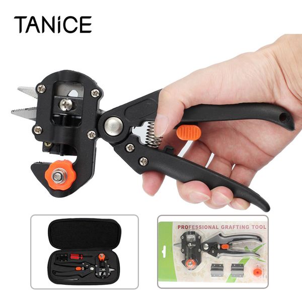

tanice professional nursery grafting tool knife with screwdriver wrench garden tree pruning shear scissor hand grafting tool kit