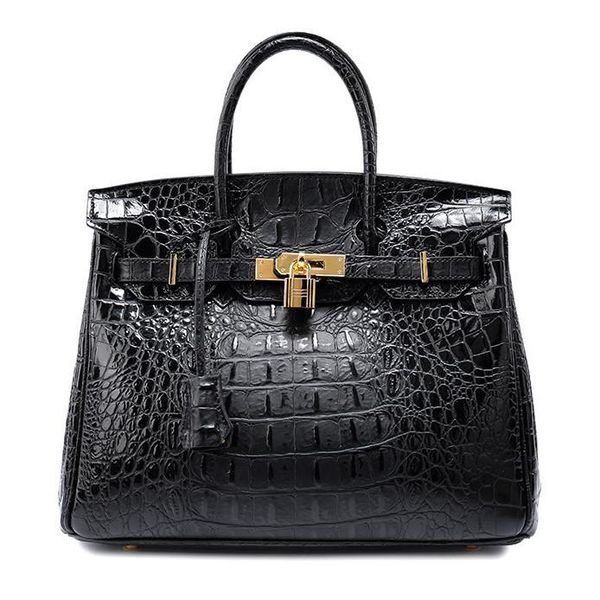 

genuine leather crocodile birkin women handbag european classical kelly style women shoulder handbag women bag ing