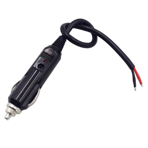 

12v-24v socket connector auto cigarette lighter plug universal power supply adapter car with fuse tube