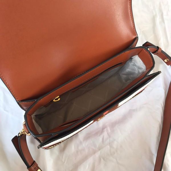 

ladies stitching small square bag ladies one shoulder messenger large capacity female bag luxury wild chain leather bag 2019