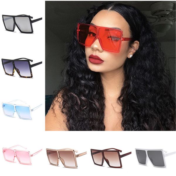 

модельер солнечные очки лета большой площади кадра солнцезащитные очки женщины мужчины ретро vintage солнцезащитные очки открытый пляж очки, Blue