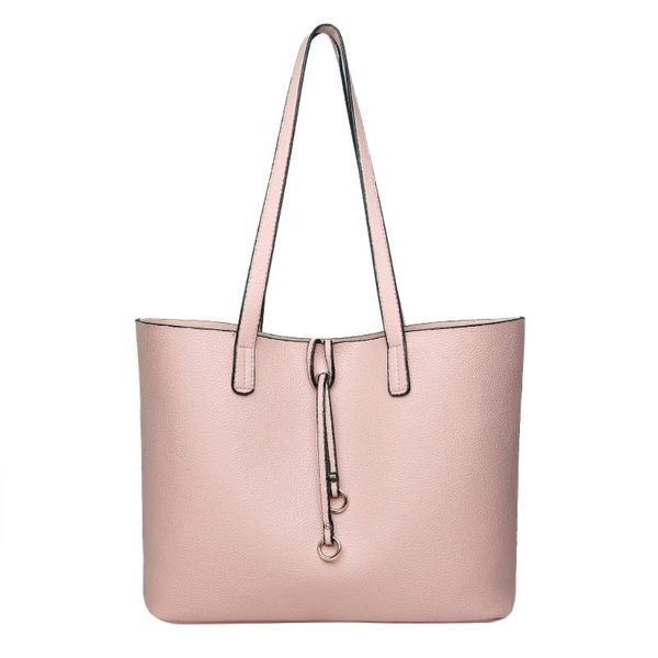 

2pcs women ladies casual tote bag large capacity composite bag fashion retro solid big shopping bags shoulder handbag sac