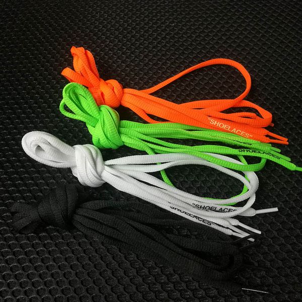 

OFF Shoe SHOELACES 4 Color Laces Black White Green Orange Shoe Laces Parts & Accessories Lace OFF Shoes Lace