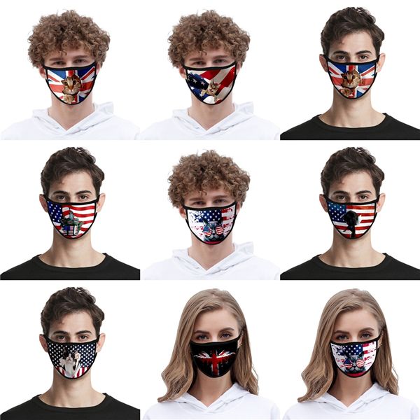 

kids adults cotton with breathing valve face mask mascherine pm2.5 designer masks for anti-fog and dust-proof with 2 1pcs f#aq84