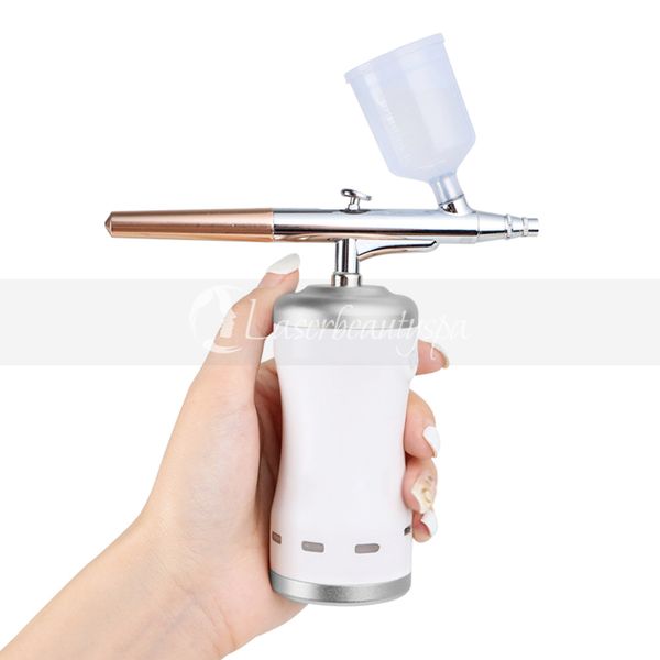 

high pressure oxygen jet moisturizing sprayer facial steamer skin care facial care beauty machine home use, Black;white