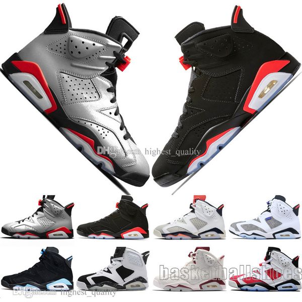 

infrared 2019 bred 6 6s mens basketball shoes 3m reflective bugs bunny tinker hatfield unc oreo men sports sneakers trainers 40-47