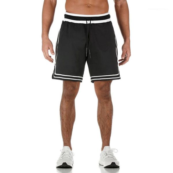 

fashion zipper pocket panelled mens running shorts casual sports shorts males clothing camouflage print mens designer shorts, White;black