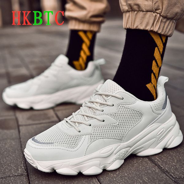 

new men's skid-proof and air-permeable comfortable running shoes, fashion fashion leisure shoes, flying net daddy 2019