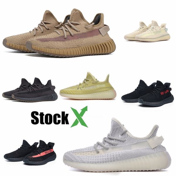 

desert rat stone bone white running shoes blush salt super moon yellow utility black kanye west men designer sports women sneakers #qa186