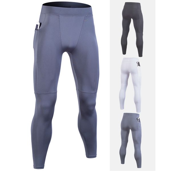 

men gym bodybuil compresi tight long pants black trouser emoj joggers emoji mallas hombre fitness running pants 2xu, Black;blue