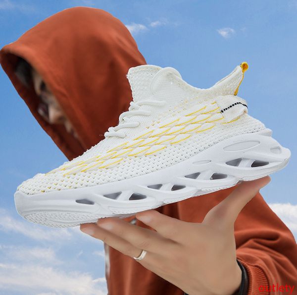 

fashion brand men breathable casual shoes black white fashion mens trainer men athletic sports sneaker size 40-44