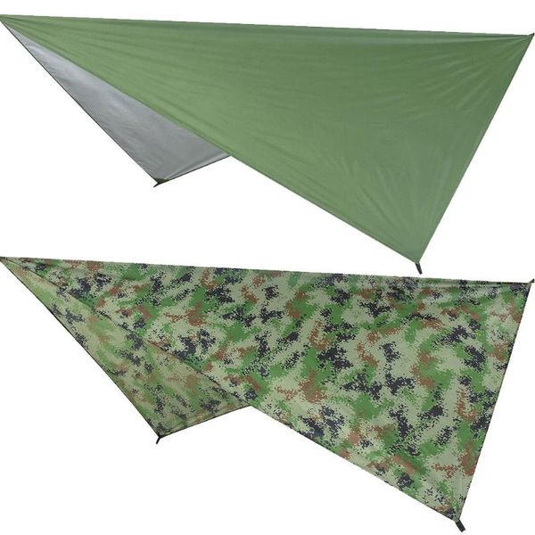 

ultralight tarp outdoor camping survival sun shelter shade awning silver coating waterproof beach tent