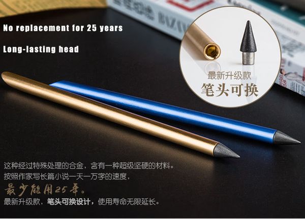

paint brush no ink metal golden fountain pen ink pen iron nib with 1nib fineliner business stationery office supplies