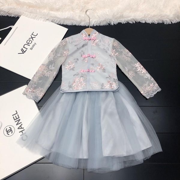 

2019 new children's long sleeve two-piece suit190830#14, White
