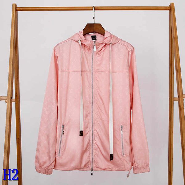

женщины дизайнер куртки новых брендов мужские hoodie ветровка карманные письма печати осени мужские куртки стенд воротник пальто размер m-2x, Black;brown