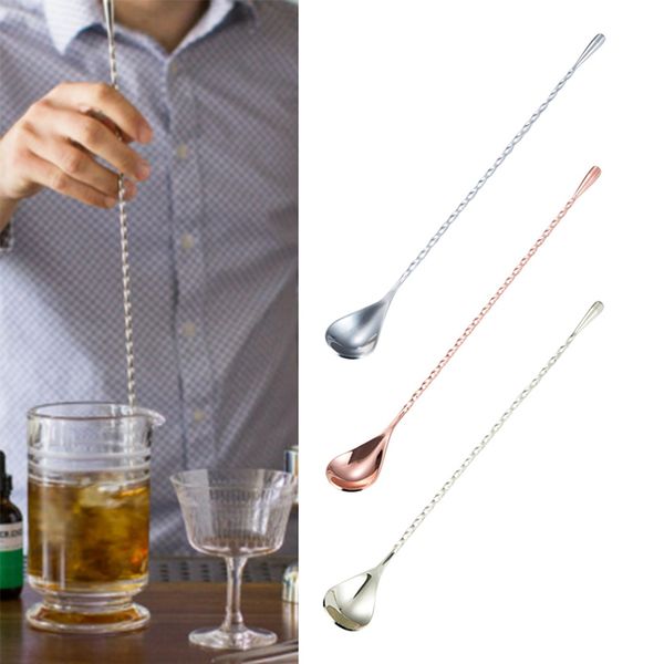 

diy коктейль ложка из нержавеющей стали спиральная шаблон бар кофе перемешивание ложка перемешать ложки панель инструментов bartender инстру